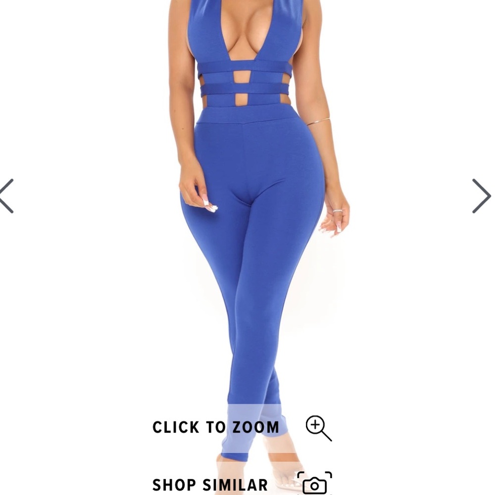 Don’t Call Me Up Royal Blue Jumpsuit